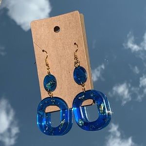 handmade resin earrings